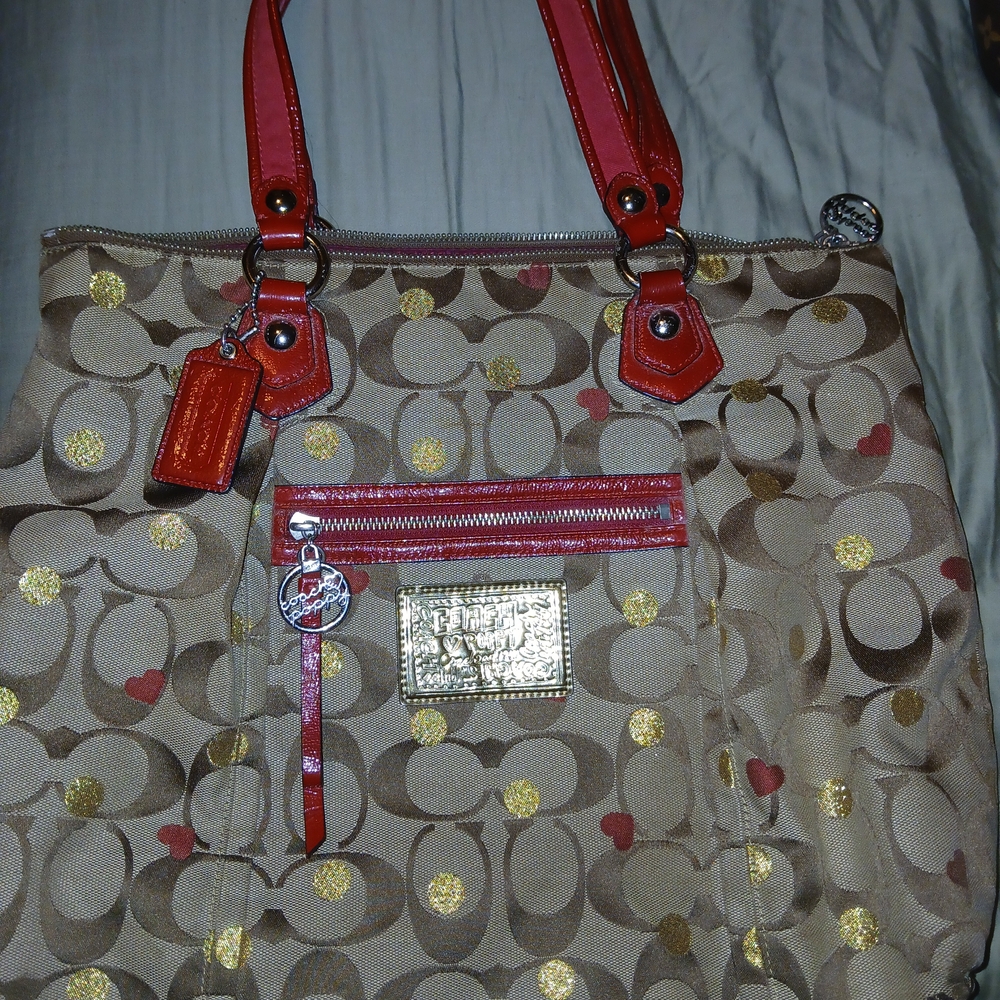 Authentic Vintage Coach Poppy Bag In Excellent Condition